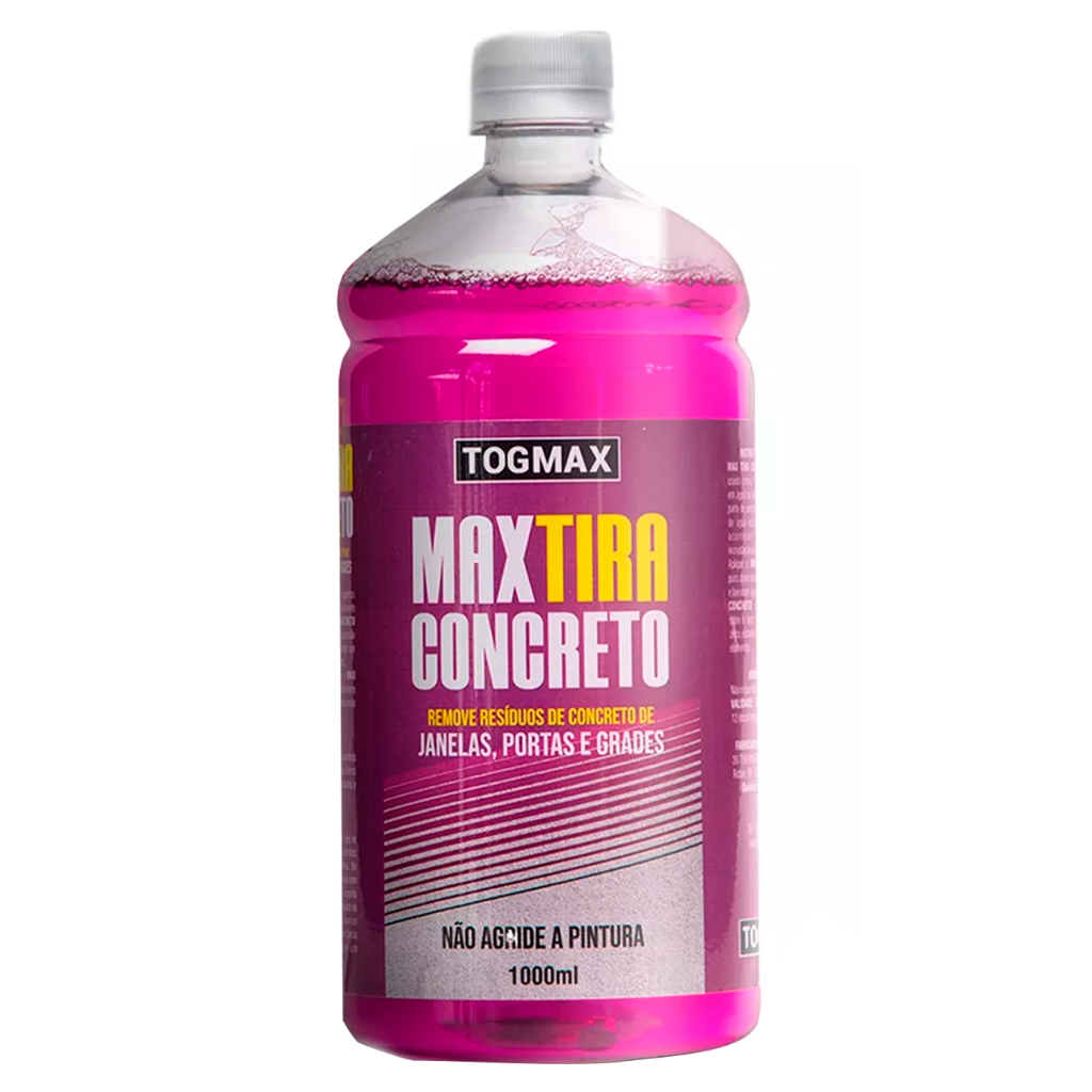 Max Tira Concreto 1L Togmax Limpa Concreto Biodegradável