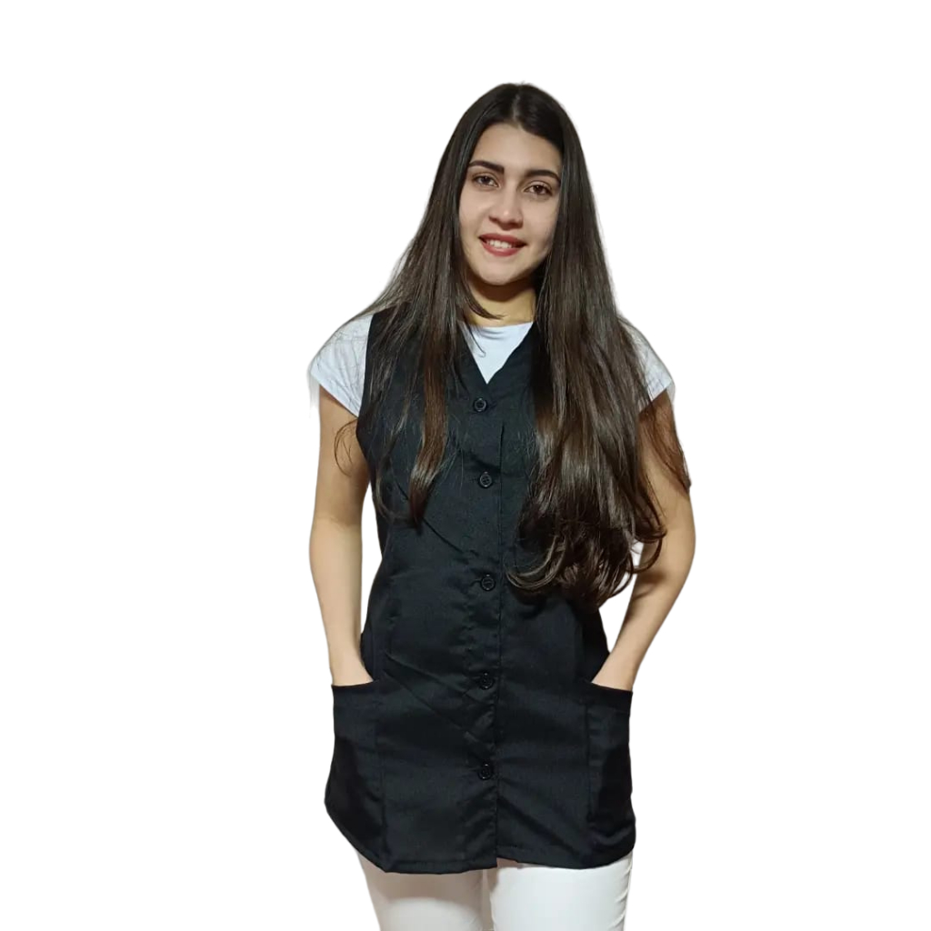 JALECO REGATA oxford Manicure, Professora, Cuidadora, Esteticista, Babá, Copeira