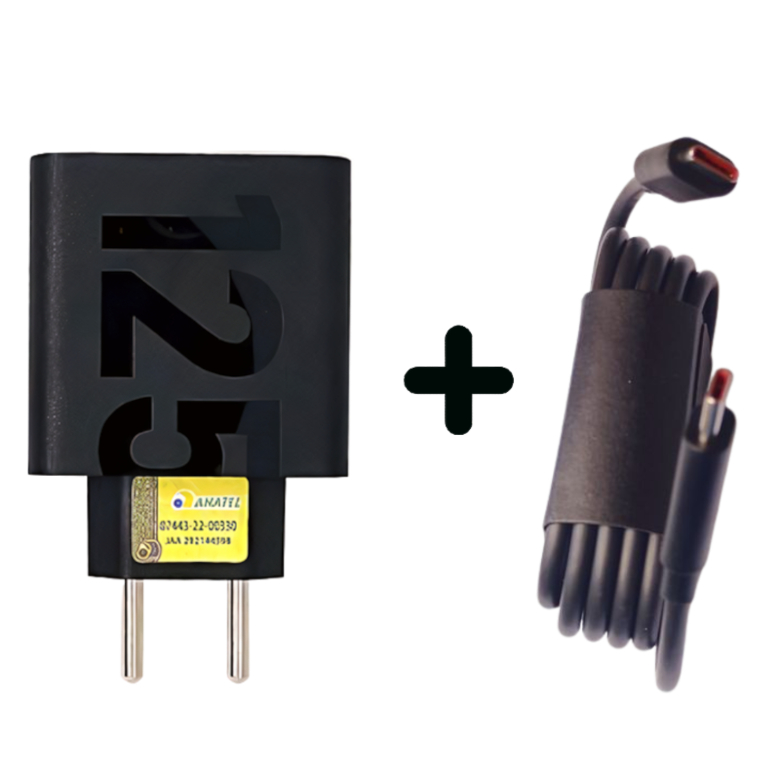 Carregador Turbo 125w Tipo C 68w tipo-c  Para Tudos os telefones celuares tipo-c