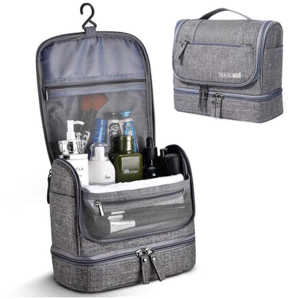 Nécessaire Bolsa De Viagem 3 Divisórias Com Alça Impermeável - Envio Agora!