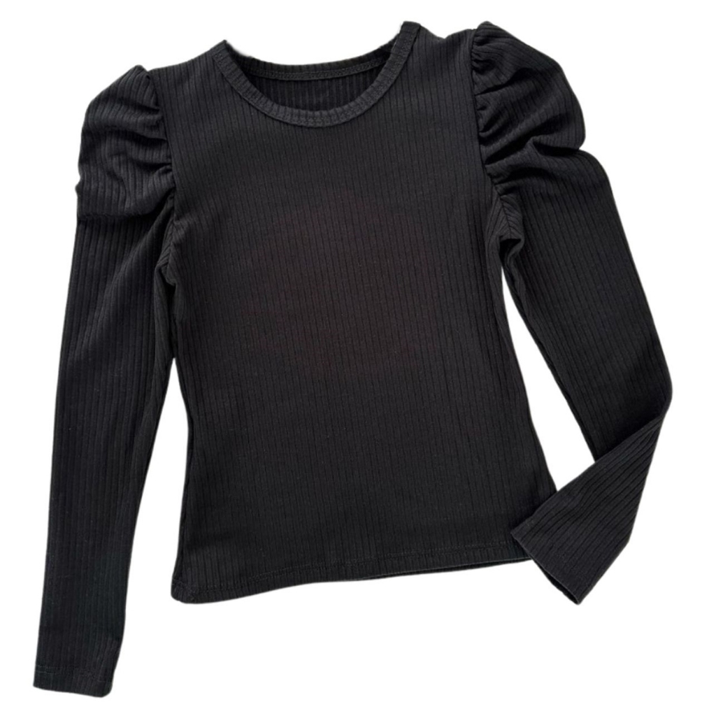 Blusa manga longa menina camiseta manga comprida Frio Moda Inverno Bloguerinha Moda Inverno Mini Diva