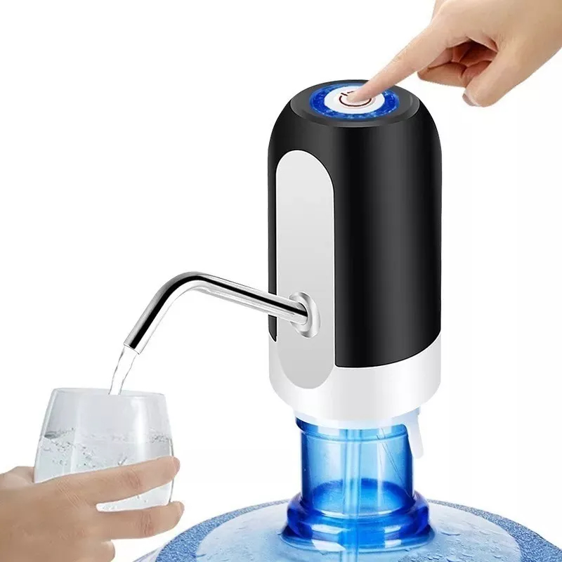 Bomba Elétrica De Galão Universal Para Galão Garrafão D'Água  Com Carregamento USB