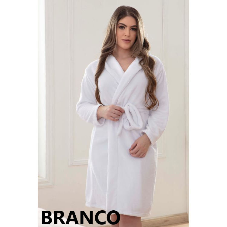 Roupão microfibra adulto super Macio Unissex Várias Cores Roupão Feminino Roupão de banho