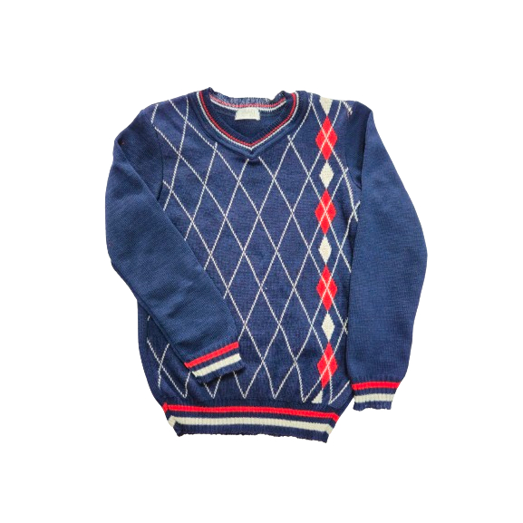 Sueter Blusa Linha Tricot Infantil detalhe balão lateral