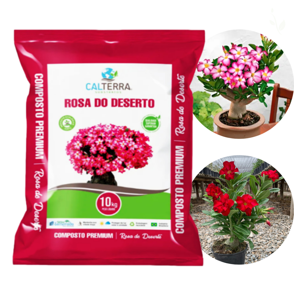 Substrato para Rosa do Deserto 3kg OU 10kg Calterra