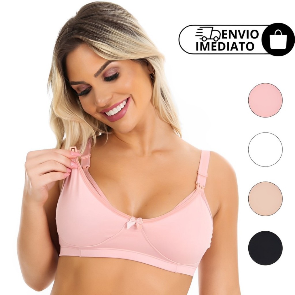 Kit 3 Sutiã Amamentação Gestante Grávida Maternidade sutian - AmaLiz N/A