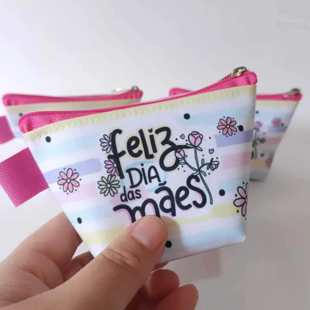 Porta Moeda Dia das Mães Personalizado Lembrancinha Brinde Empresa