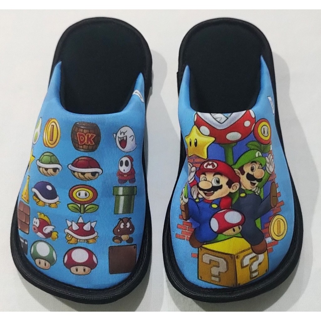 Pantufa/Chinelo Leve de Inverno Super Mario