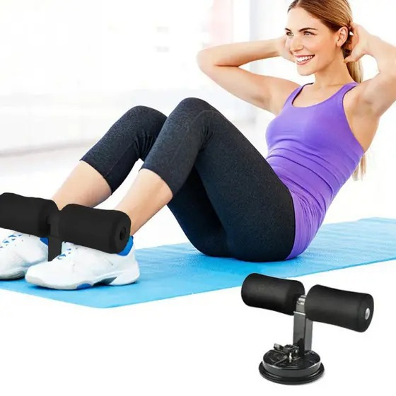 Suporte Abdominal Extensor com Ventosa Exercicio Barra de abdominais Perder Peso Musculação