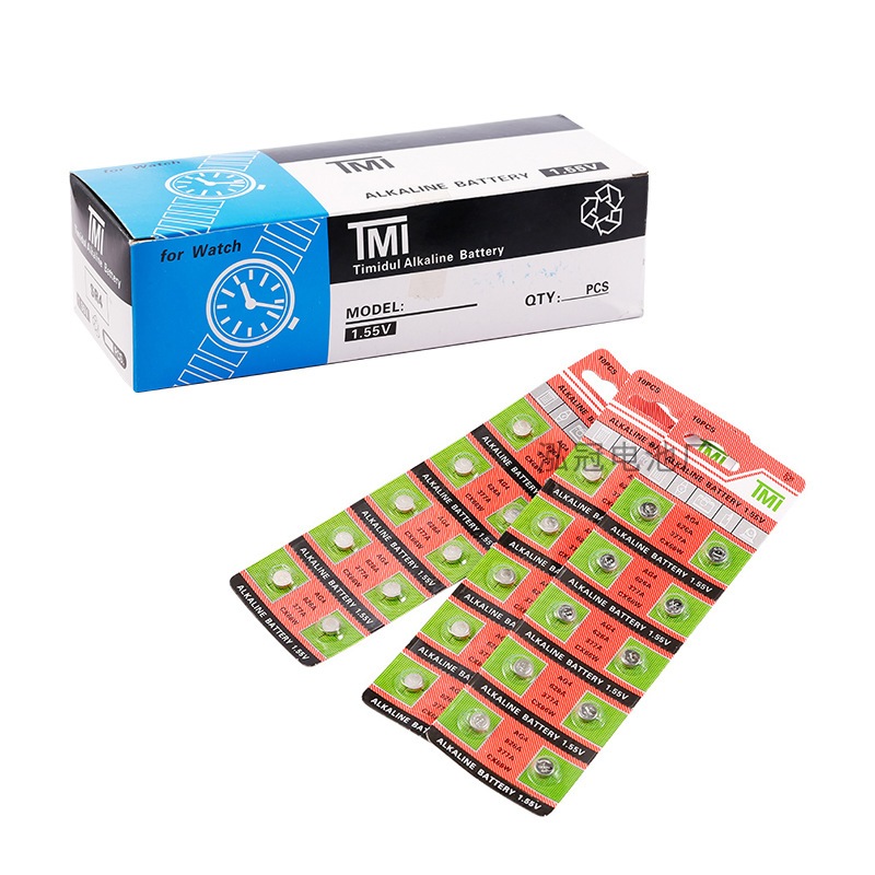 Bateria Botão TMI AG4 LR626 Cartela C/10 Unidades