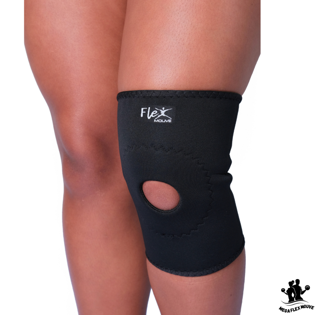 Joelheira Proteção Musculação Neoprene Patela Aberta ou Lisa Exercícios Dia a Dia Expedição