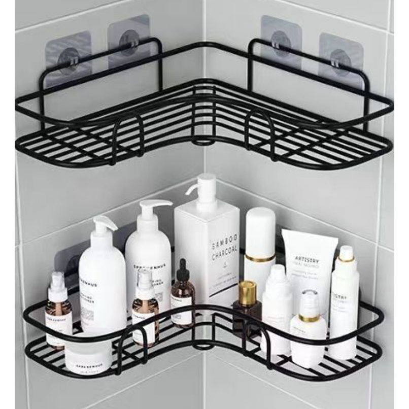 1/2/3/4/7 Pecas Suporte Organizador Para Banheiro Cozinha Prateleira Porta Shampoo