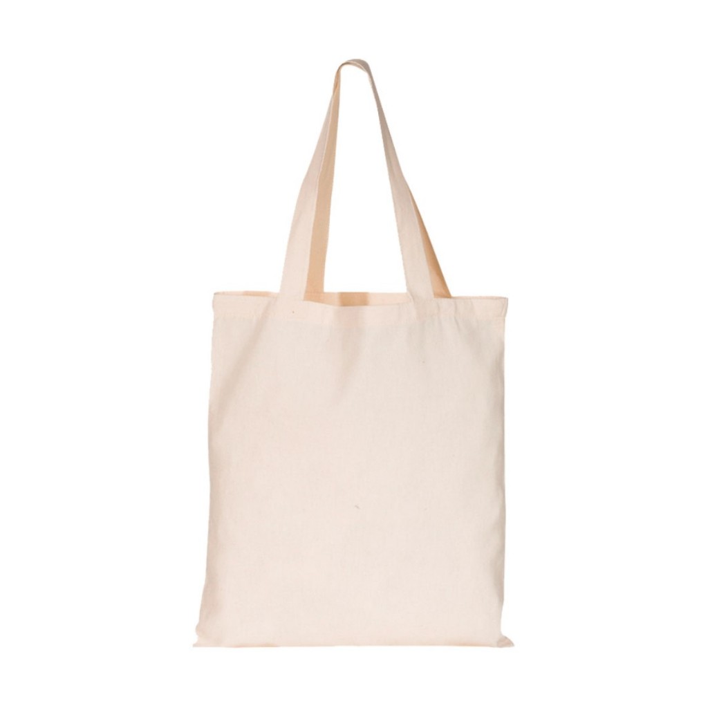 ECOBAG kit com 5 bolsa ecológica sacola Lisa  - 100% algodão cru