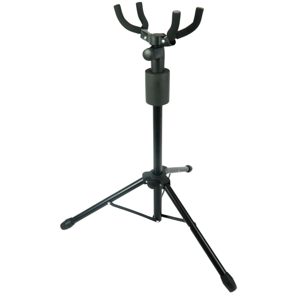 SUPORTE DE CHÃO DUPLO PARA GUITARRA,BAIXO OU VIOLÃO ESTANTE PEDESTAL PARA DOIS INSTRUMENTOS