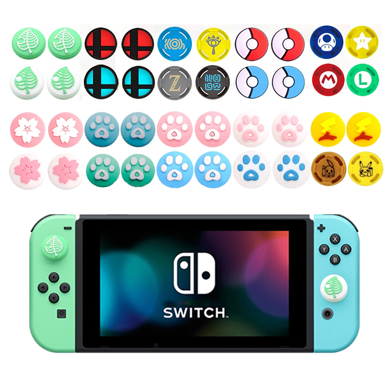 Par de Grip Silicone Analógico de Controles Switch
