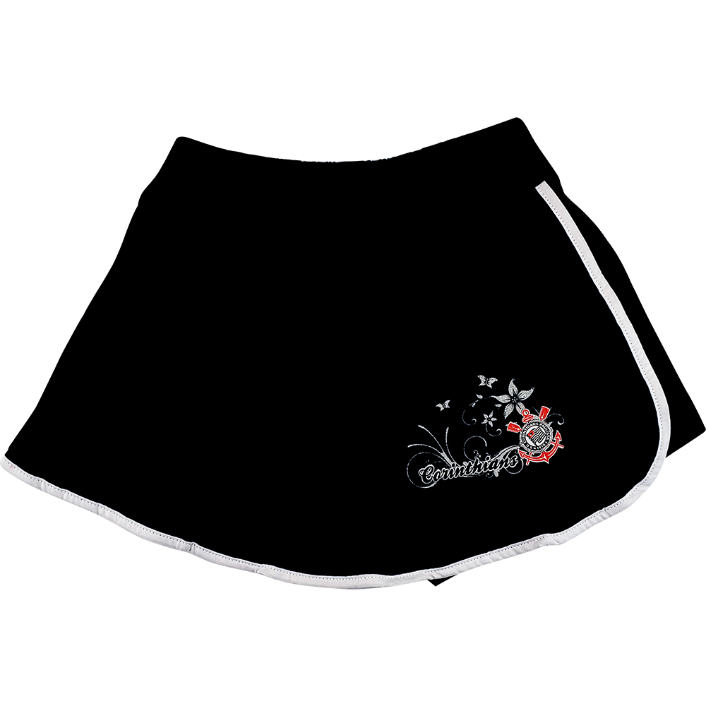 Shorts Saia Cotton Infantil Time Corinthians