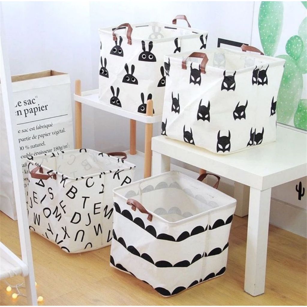 Cesto Multiuso Organizador Dobrável/Roupas/Brinquedo/ Tecido 32 x 32