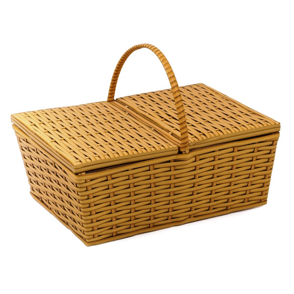 Cesta Piquenique De Fibra Sintética 47x31x19 Grande