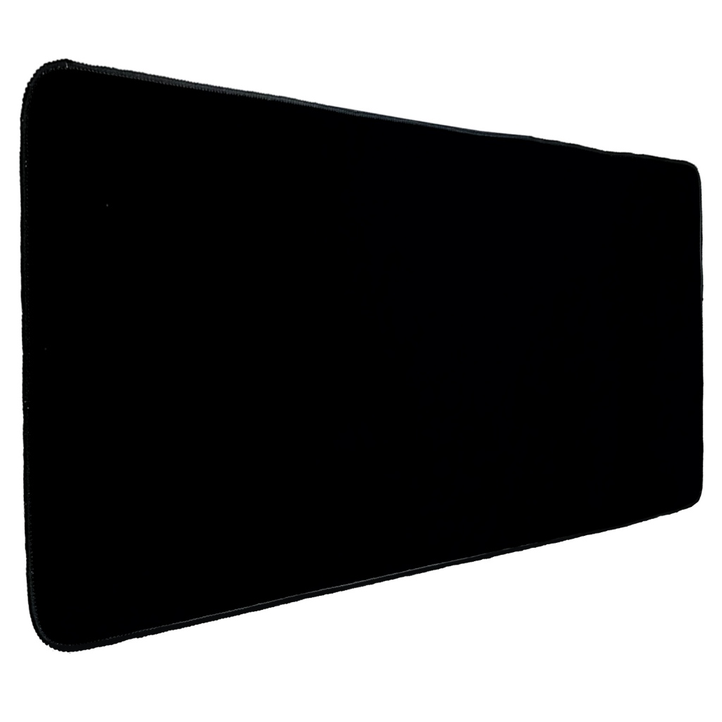 Mouse Pad Gamer Extra Grande 80x40cm Preto Neoprene Borracha