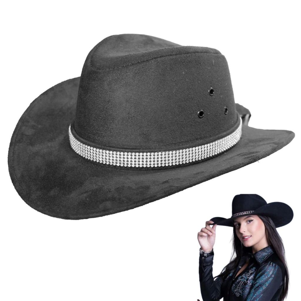 Chapéu Cowboy Australiano Sertanejo Rodeio Agro Ana Castela