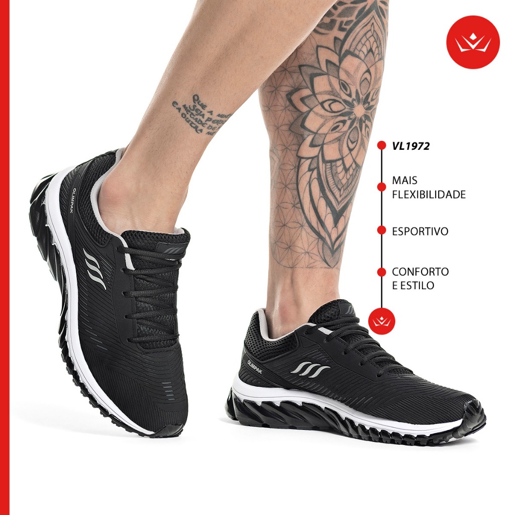 Tênis Masculino Olimpak Esportivo Caminhada