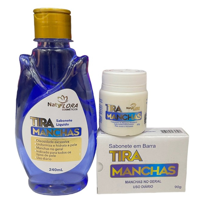 Kit Tira Manchas Natyflora Clareador de Manchas Escuras Original