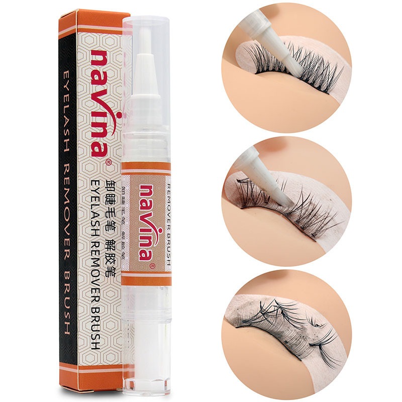 Caneta Gel Removedor De Cola Para Cílios Navina 10g