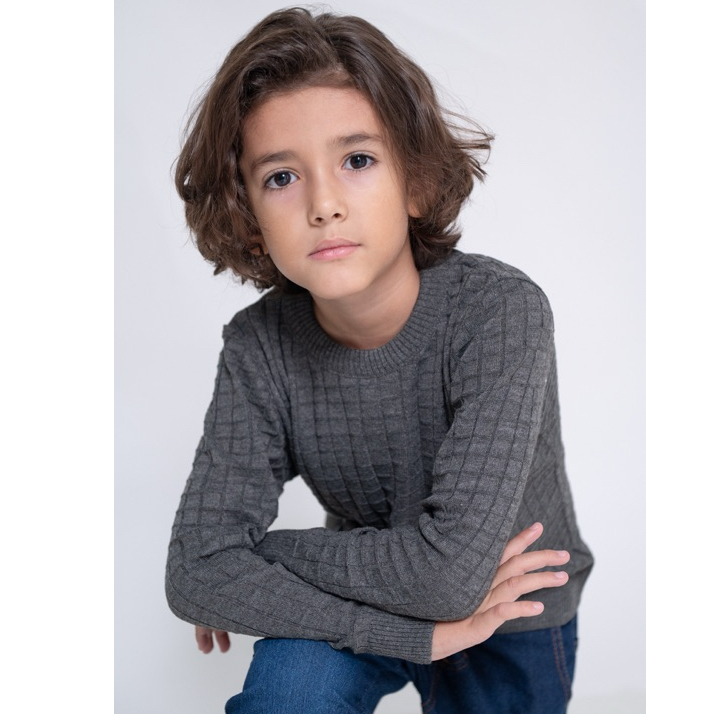 Suéter Blusa Tricô Infantil Juvenil Inverno Uniforme Escola