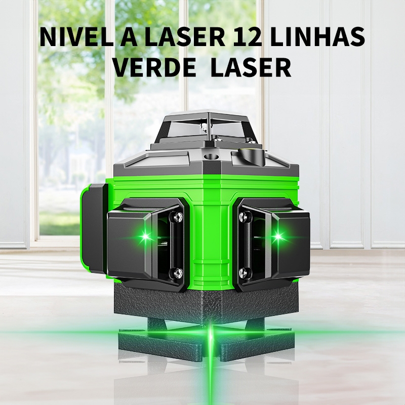 8/12/16 Nivel a Laser Profissional Ajustável Nível 360 ° Laser Nível a Level Medição Da Linha De Ferramentas