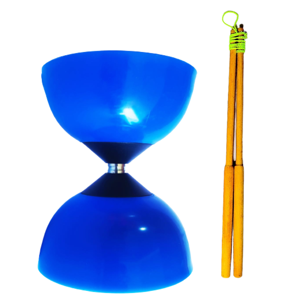 Diabolo Profissional com baquetas de Madeira Pró Circo Malabares YOYOBRASIL