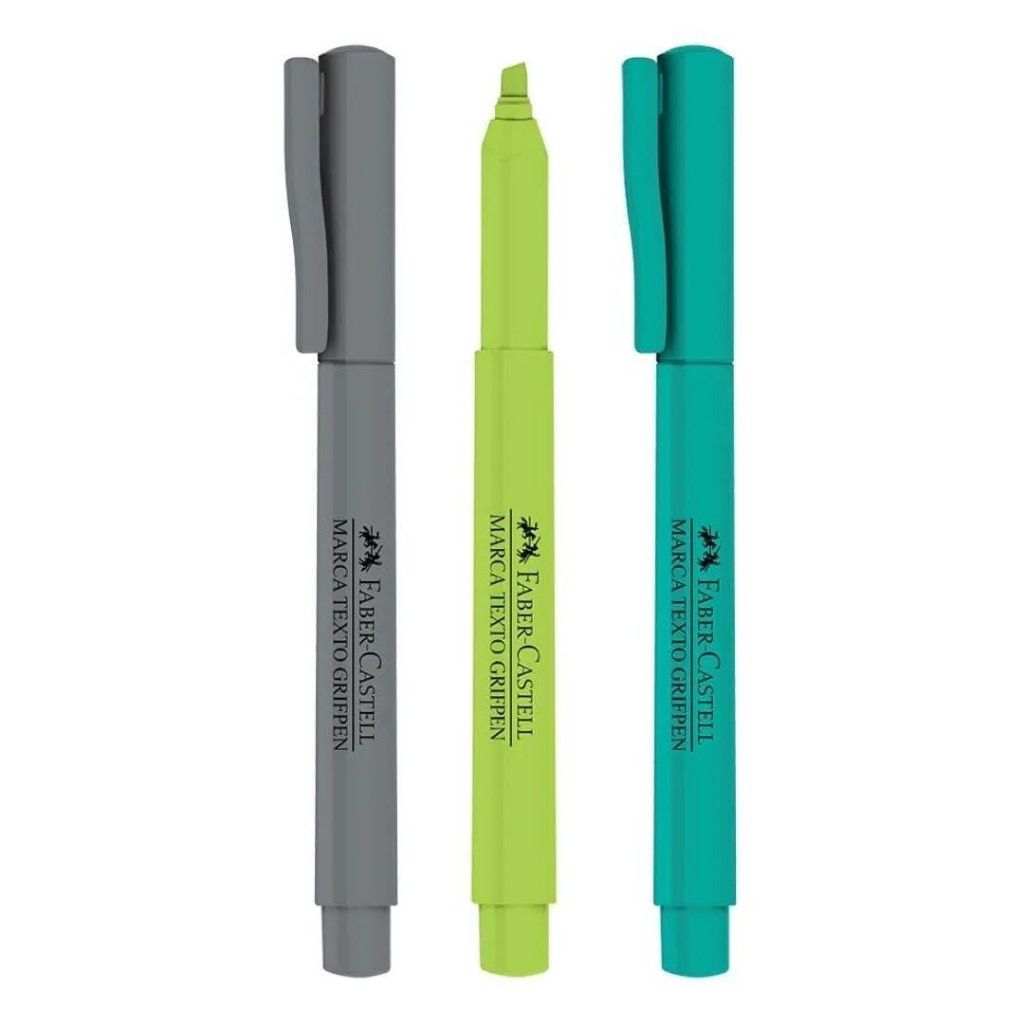 Marca Textos Grifpen Faber- Castell Novas Cores 1| 2| 3 ou 4 un