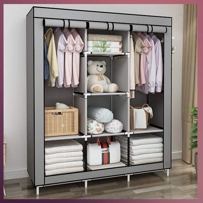 Guarda Roupa Dobrável Organizador De Roupas Decoteam