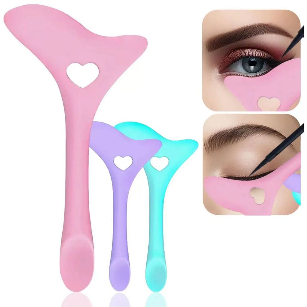 Delineador De Silicone Reutilizável/Ferramenta De Maquiagem Para Desenho/Batom/Cuidado Com Os Pés