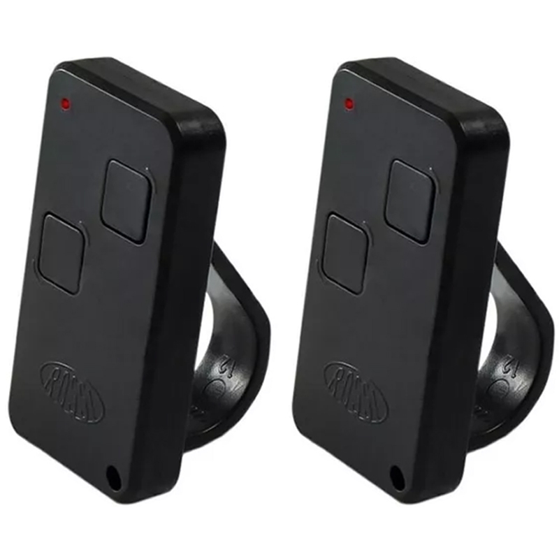 2 Controle Portão Rossi Ntx 433mhz Dz Nano Atto Dz3 Dz4 Bv Nano com Clip de Fixação