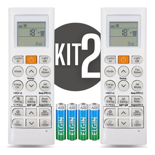 Controle Remoto Para Ar Condicionado LG Inverter Split Dual