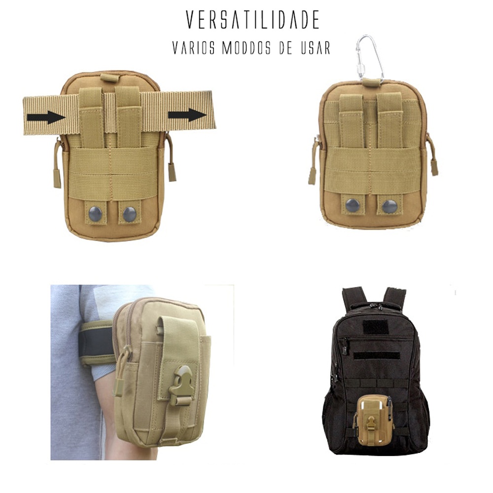 Bolsa Porta Objeto Pochete Treco Mini Bolsa Para Cinto.