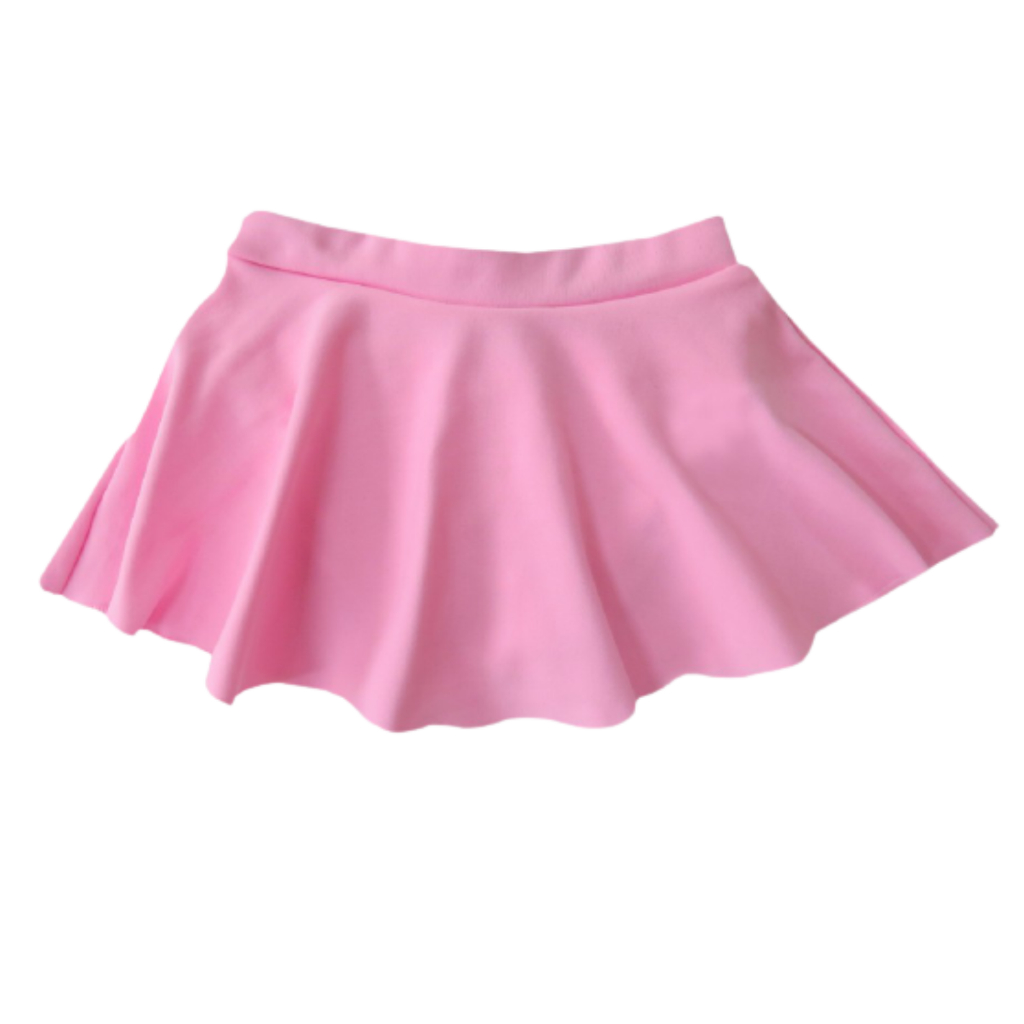 Saia Ballet De Cós E Elástico Infantil/ Adulto Rosa Uniforme Balé Jazz