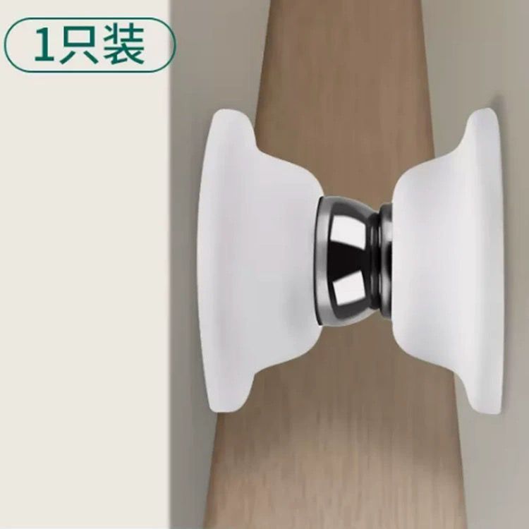 Trava Prendedor Batetor Fixador Porta Imã Magnético Adesivo Inox cor Branco/Cinza/Preta