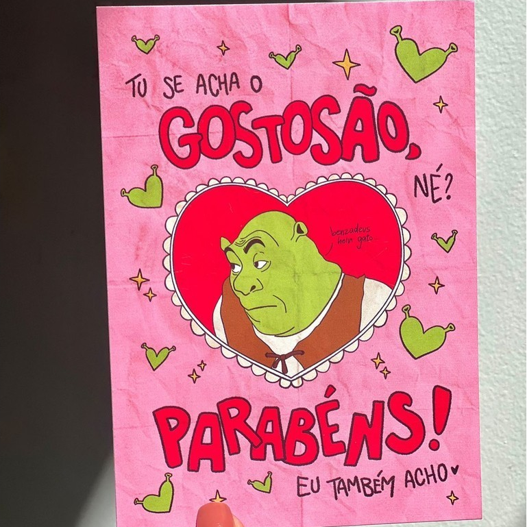 Cartão Hippie Sherek Gostosão