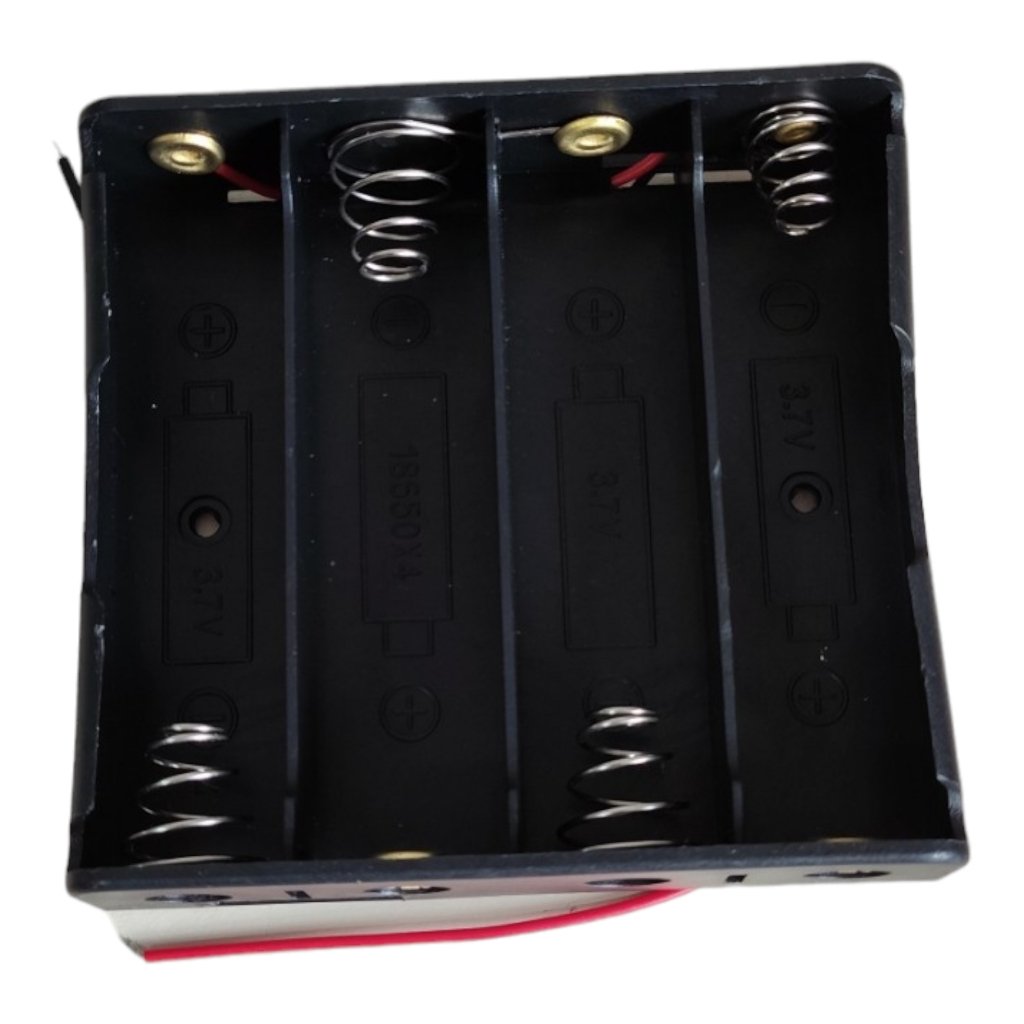 Suporte para 4 Baterias 18650 - 3,7v
