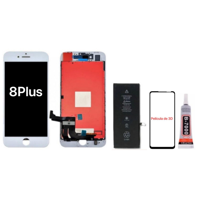 Tela Display Touch Frontal LCD iPhone 8Plus/8 Plus Incell / Original Vivid