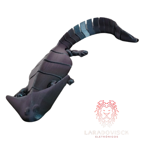 Animais Articulados de Brinquedo - Diplocaulus 3D