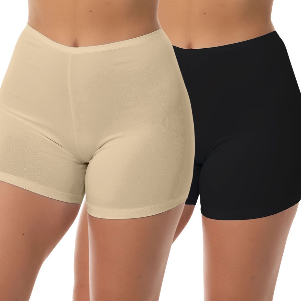 Kit 2 Short Anagua Liso para Saia e Vestido Segunda Pele