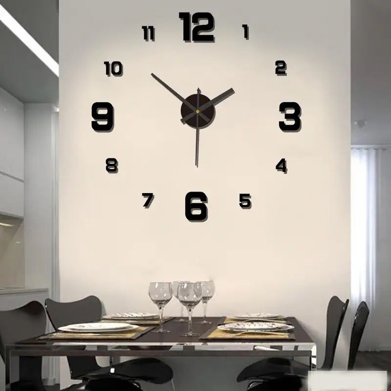 Relógio de parede sem moldura com setas, silencioso moderno lindo escritório, casa Coisas Diferentes para Casa MT249