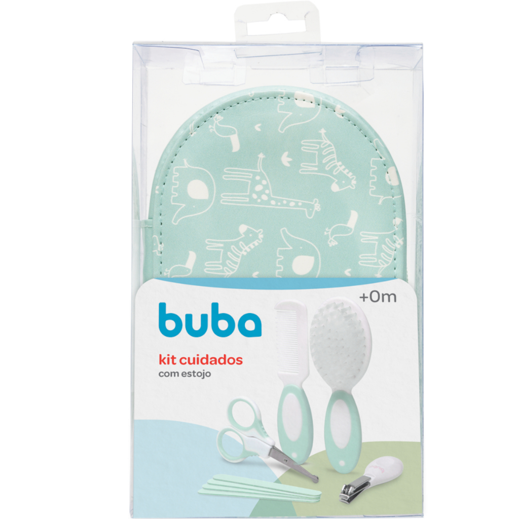 Kit de Cuidados com Estojo - Buba - Verde