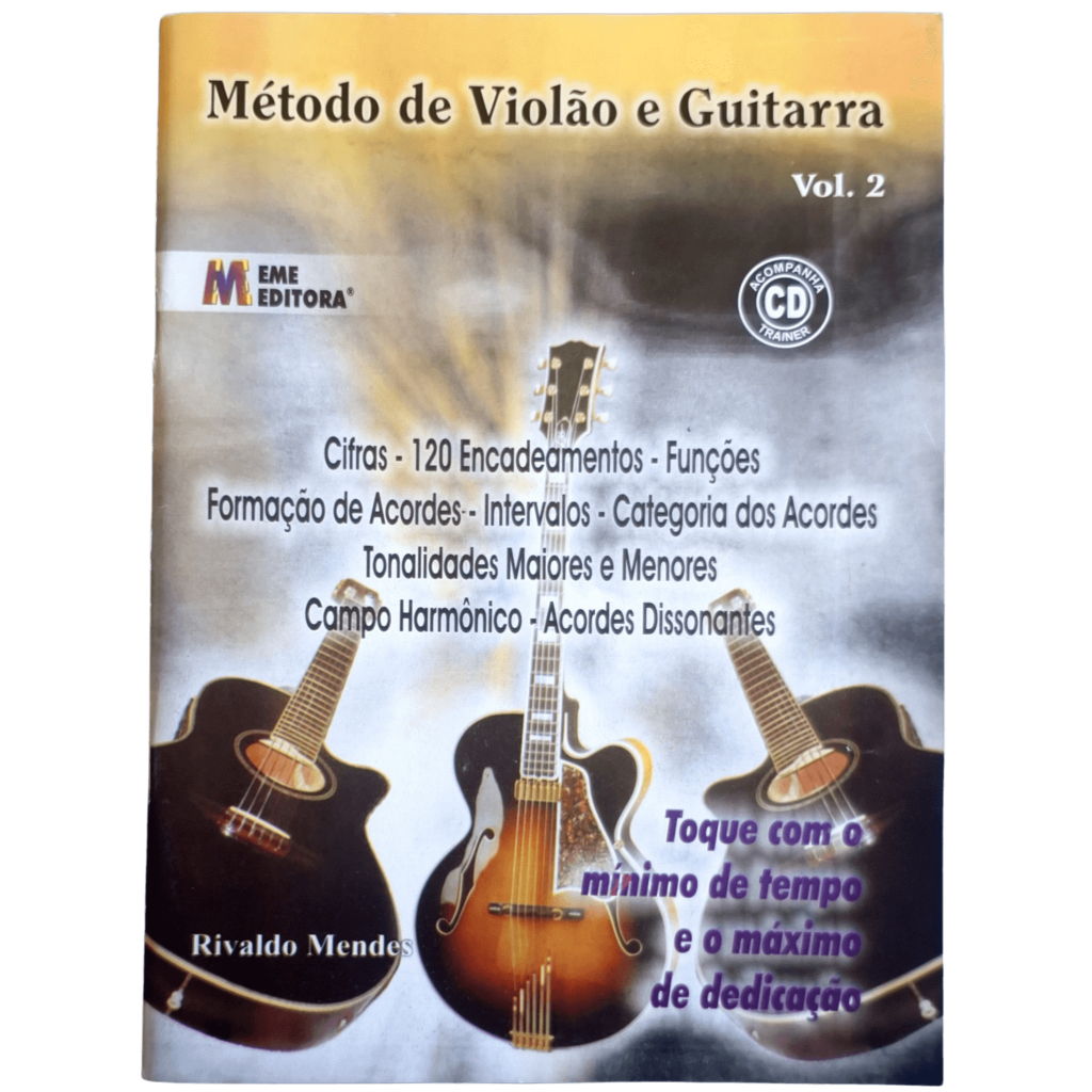 Método Violão e Guitarra Vol. 2 | Aprenda Tocar Fácil: Acordes, Solos, Escalas e Músicas + (áudio)