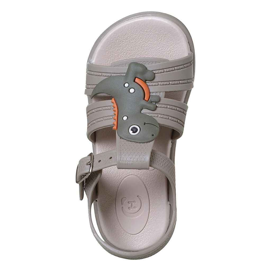Sandalia de Borracha Infantil Menino Dinossauro Areia