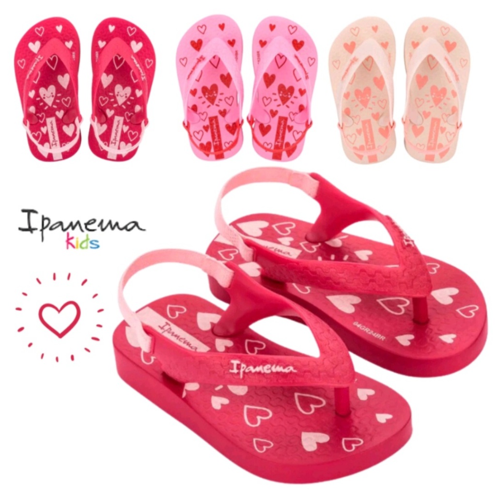 Chinelo Infantil Com Elástico Ipanema Baby menina Original