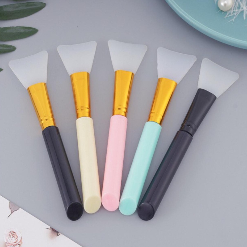 Pincel Espatula Silicone Acessorio Aplicar skin care Mascara Facial creme make cosmetico maquiagem