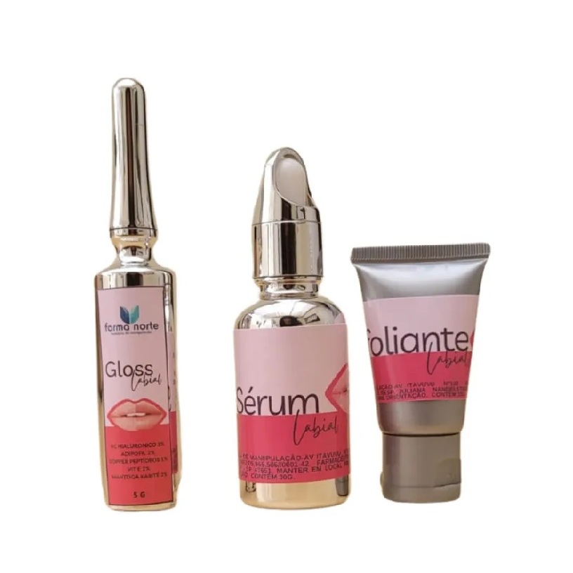 Kit Hydragloss - Gloss, Esfoliante E Serum